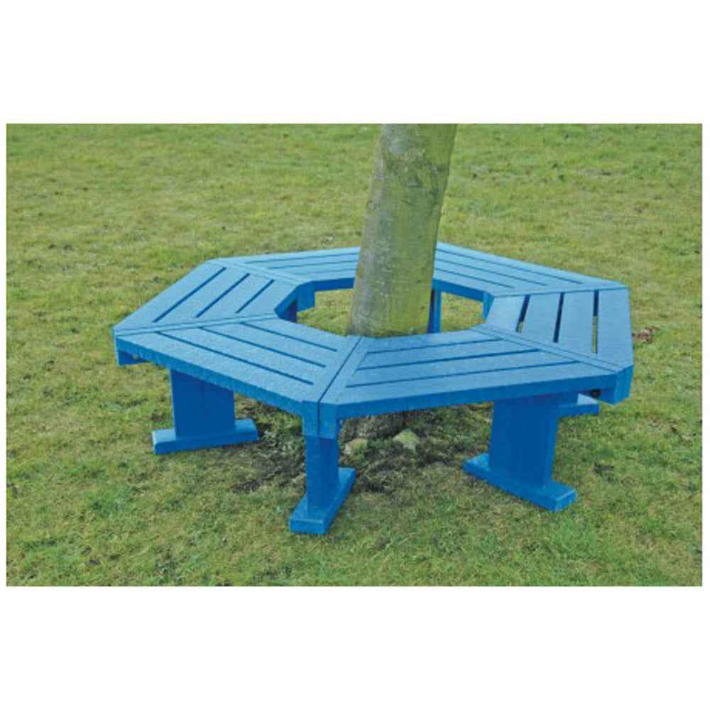 Beamish Tree Seat Hexagonal - Black & Brown