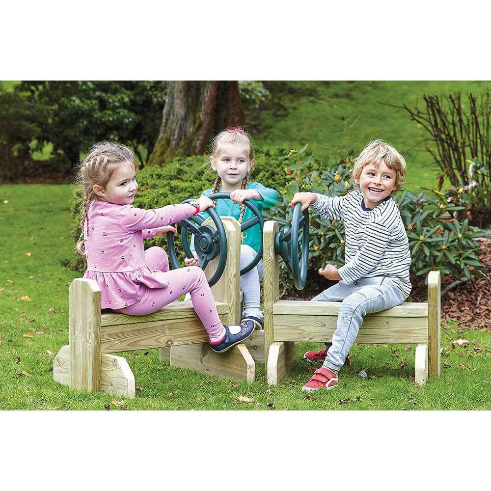 Outdoor Wooden Driving Unit (Single Seat)