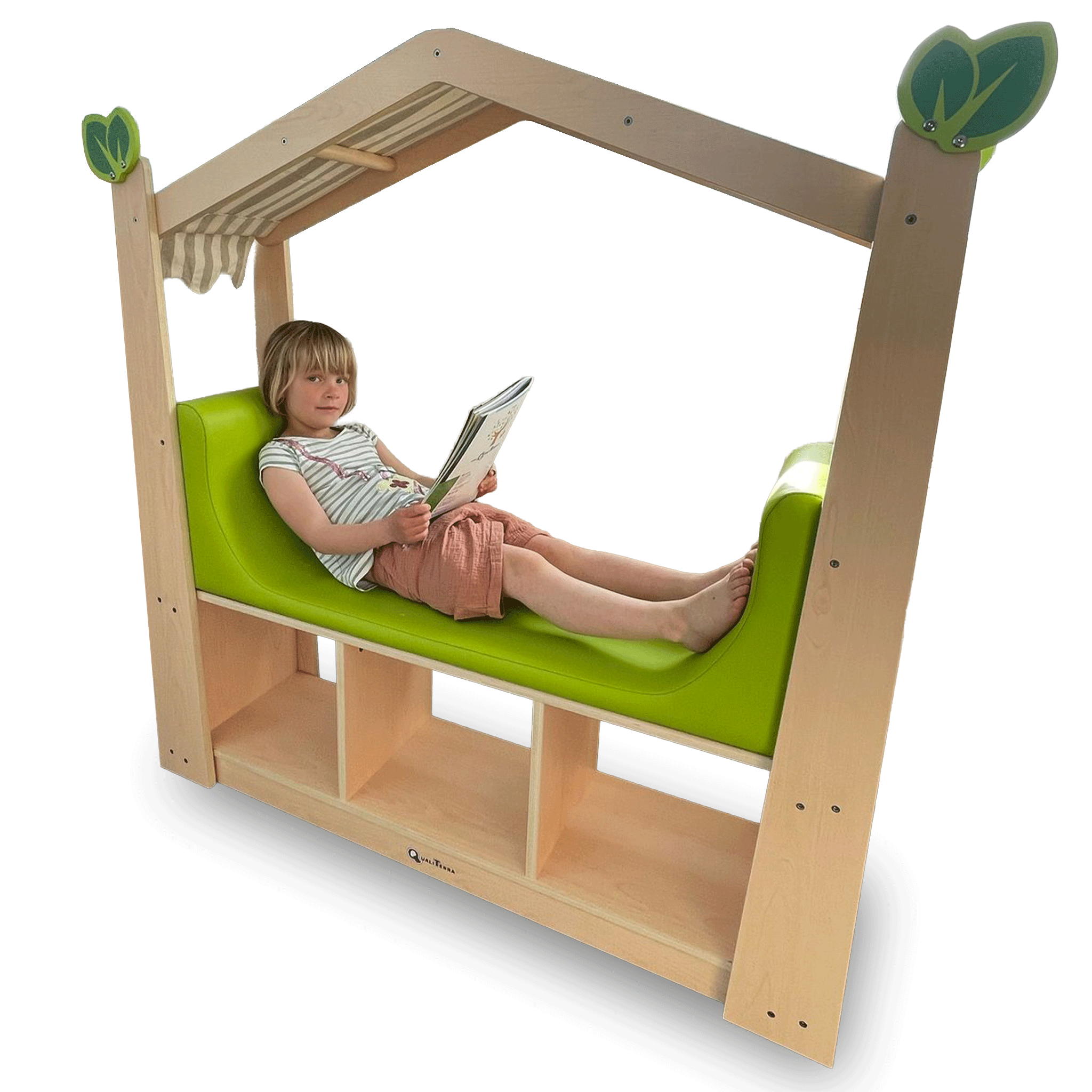 Reading Nook with Storage (Angled Roof)  - The Ministry of Outdoor Education
