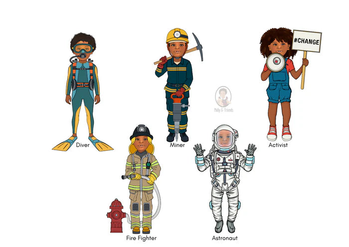 Brave Careers Wooden Small World Puzzle Play  - The Ministry of Outdoor Education