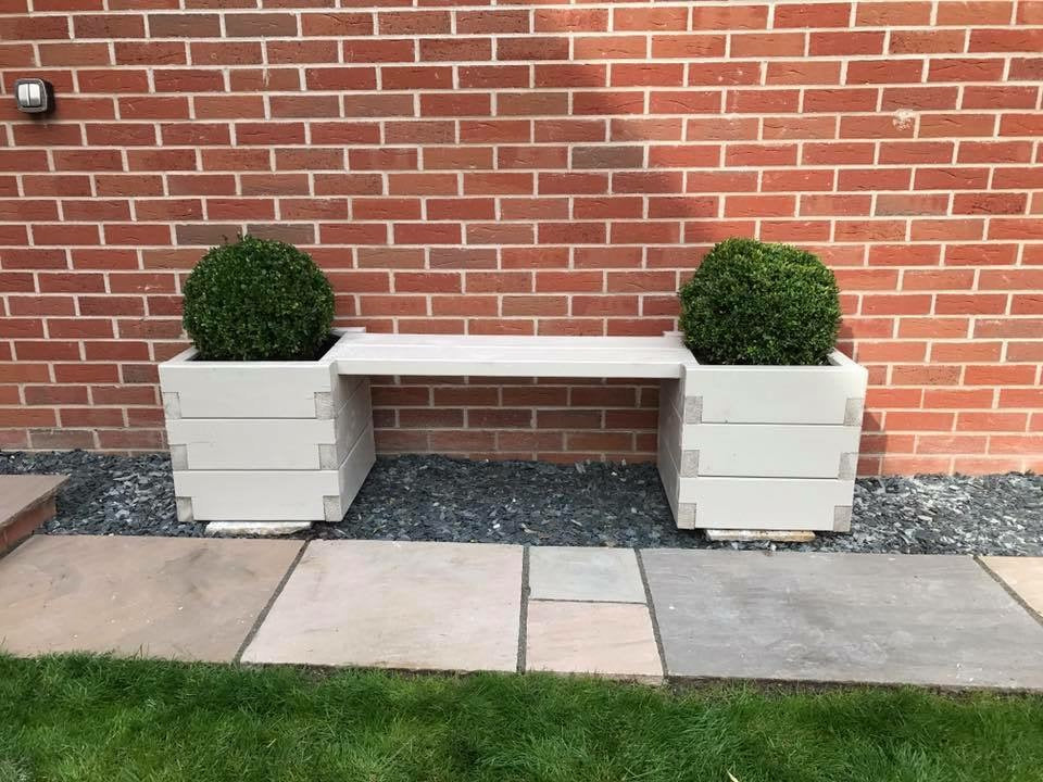 Bench & Planter Set (Devonshire)  - The Ministry of Outdoor Education