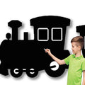 Giant Outdoor Chalkboard Train
