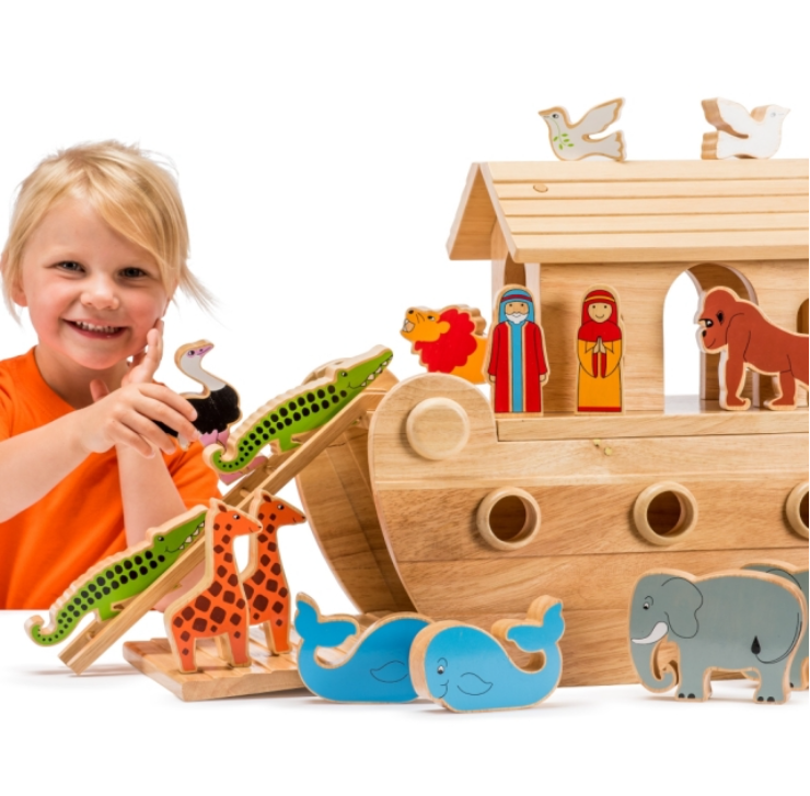 Deluxe Natural Ark with 24 Colourful Characters  - The Ministry of Outdoor Education