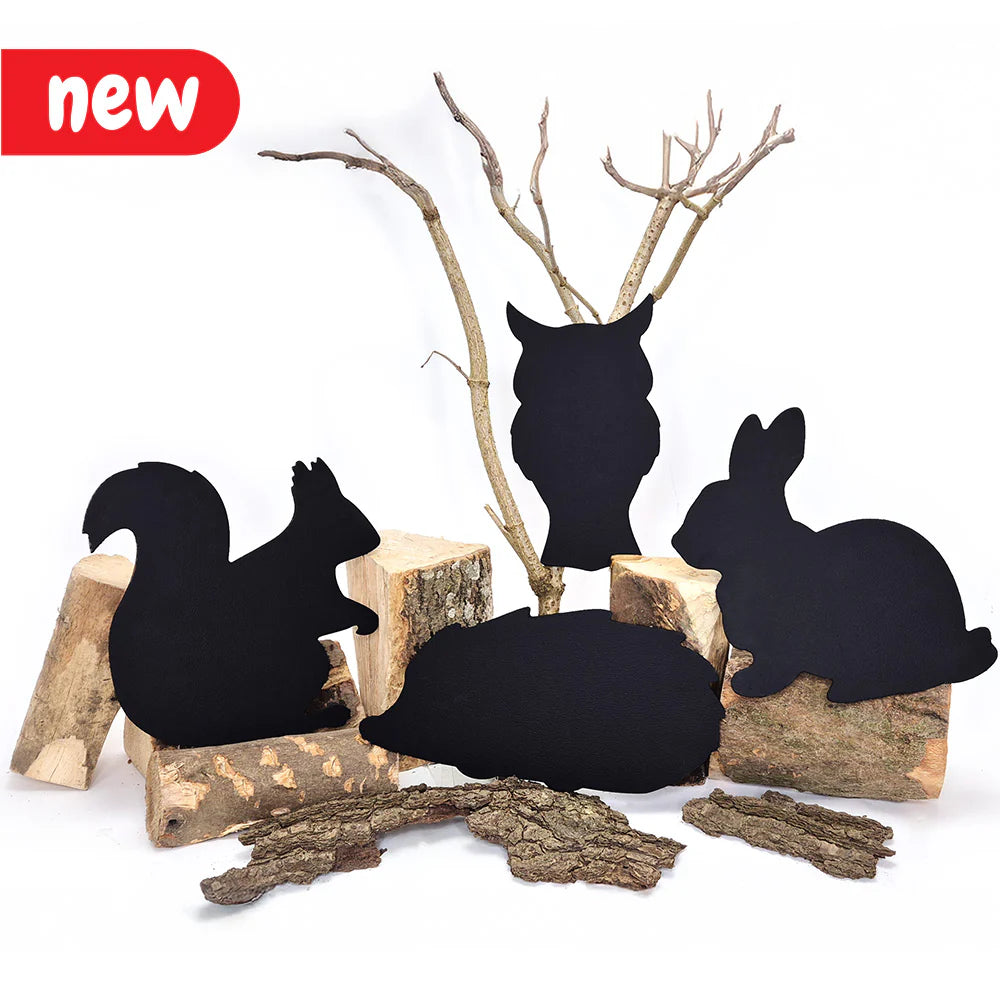 Handheld Chalkboards - Woodland Animals  - The Ministry of Outdoor Education