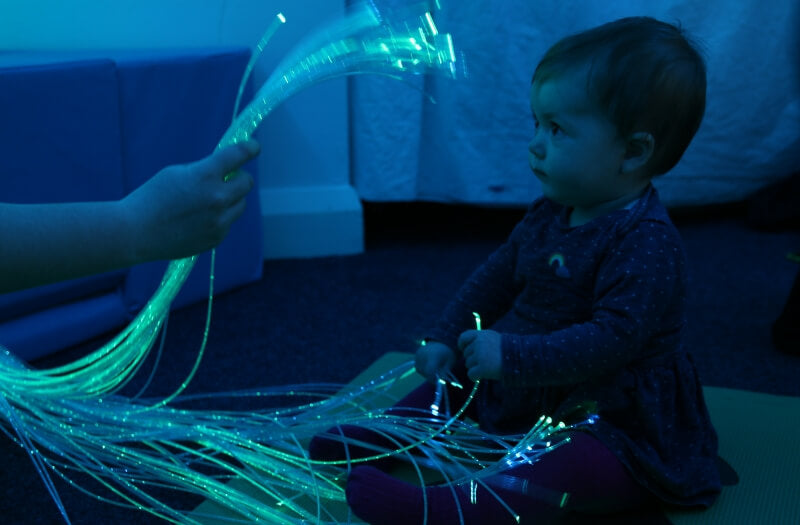 Mains Interactive Light Source with Remote Controller + 1M Clear Strands  - The Ministry of Outdoor Education