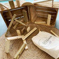 Wooden Loose Parts Set (Construction & Building Blocks)
