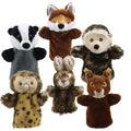 Eco Animal Buddies: Woodland Set of 6 (Badger, Hedgehog, Red Squirrel, Wild Rabbit, Owl, Fox) - The Ministry of Outdoor Education