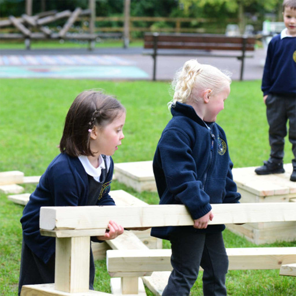 Triple Height Balance Beams