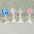 Wooden Road Sign - Parking
