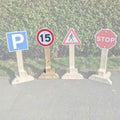 Wooden Road Sign - Speed