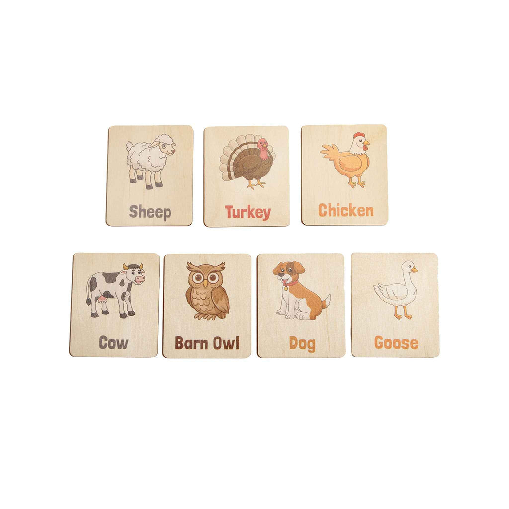 Flash Cards - Farm Animals (14 images)