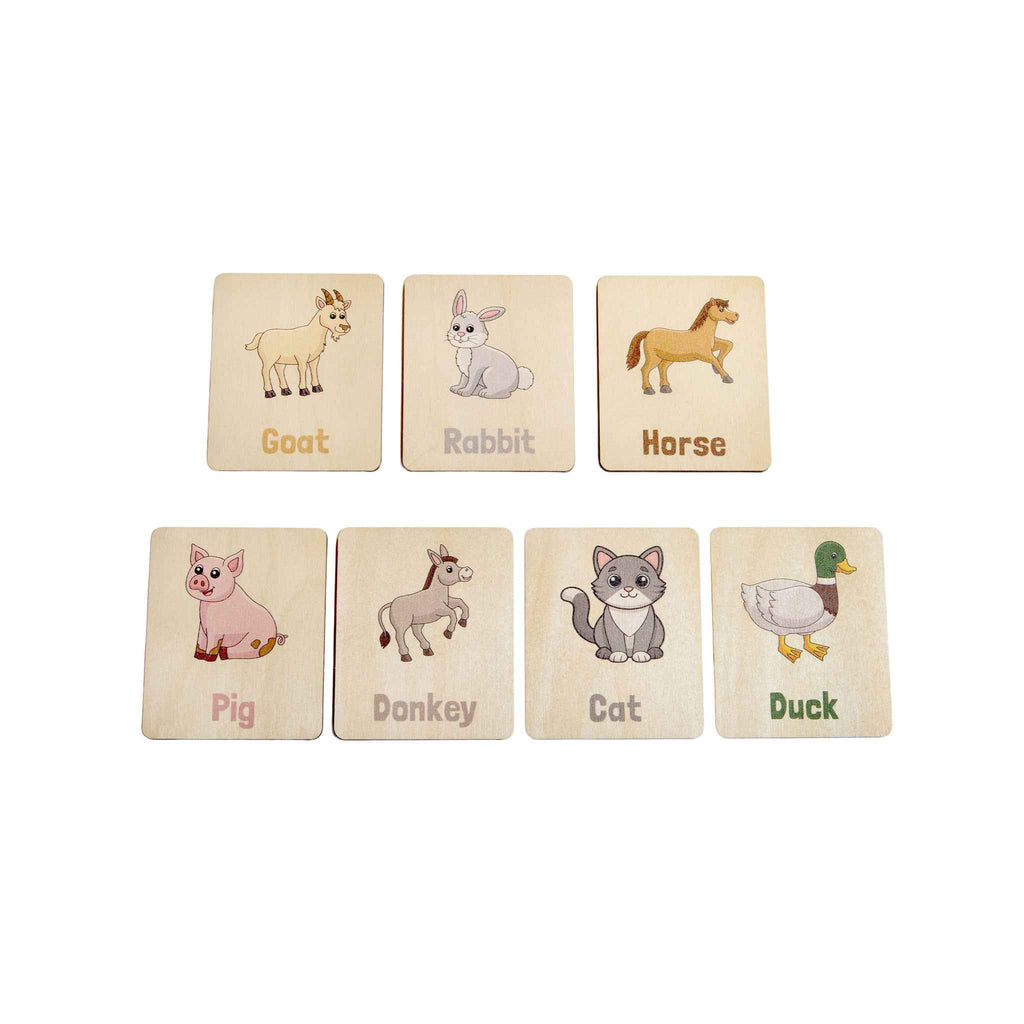 Flash Cards - Farm Animals (14 images)