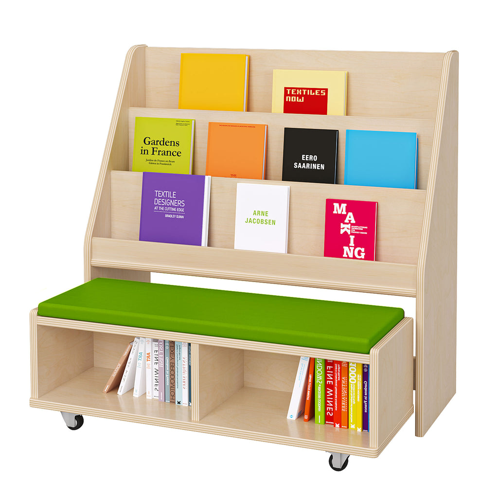 Book Display Unit with Pull-Out Bench  - The Ministry of Outdoor Education