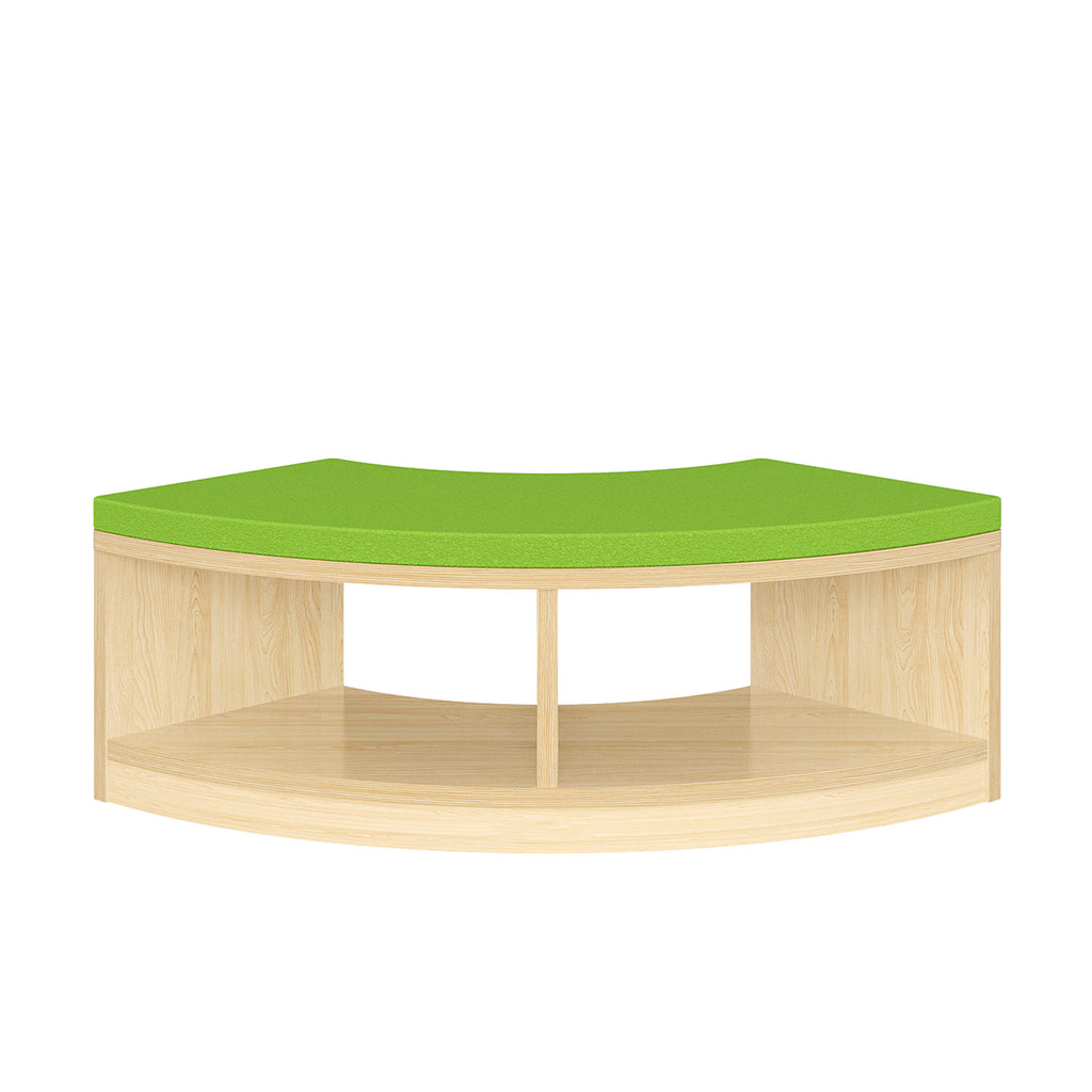 Curved Reading Bench with Storage  - The Ministry of Outdoor Education