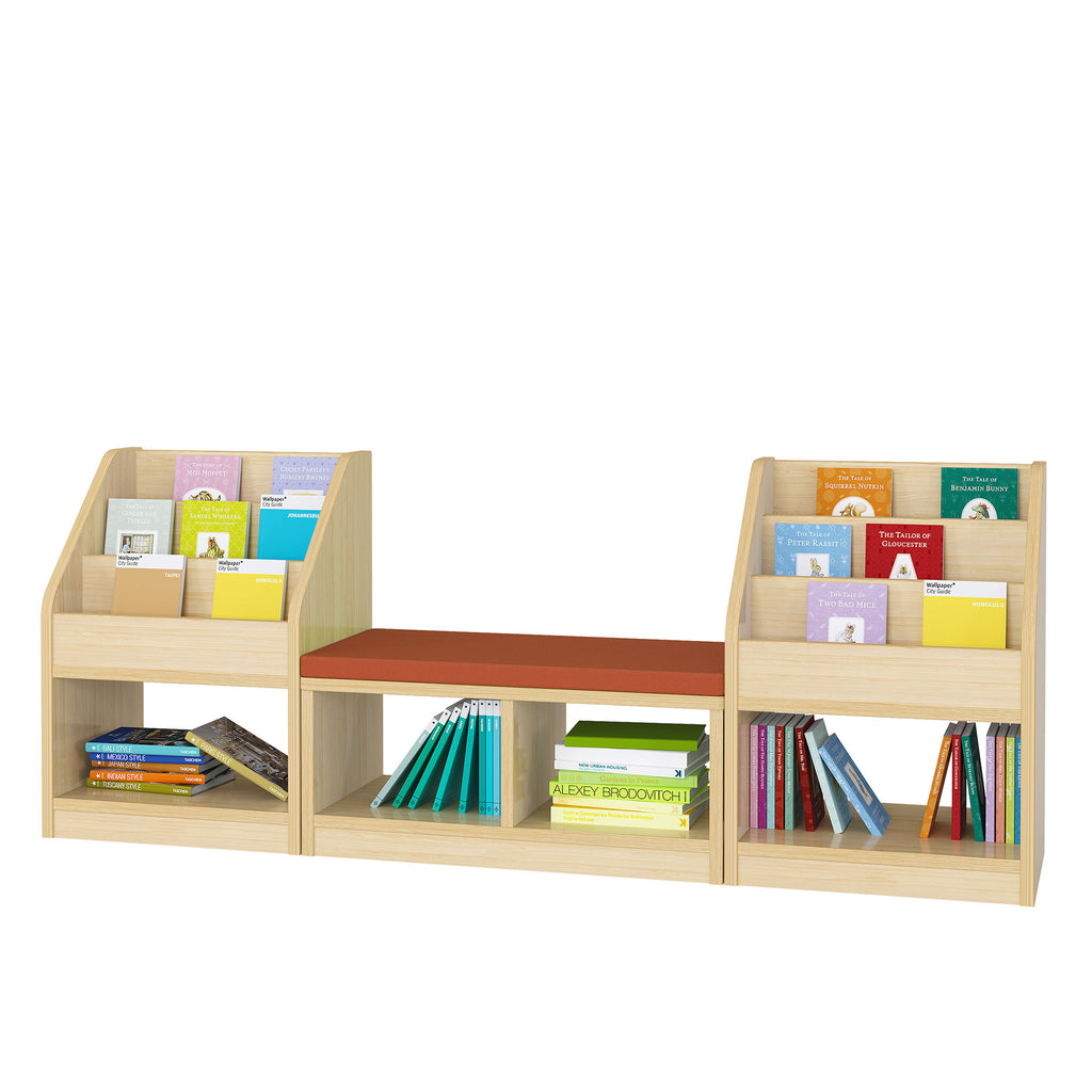 Double Book Display Unit with Reading Bench  - The Ministry of Outdoor Education