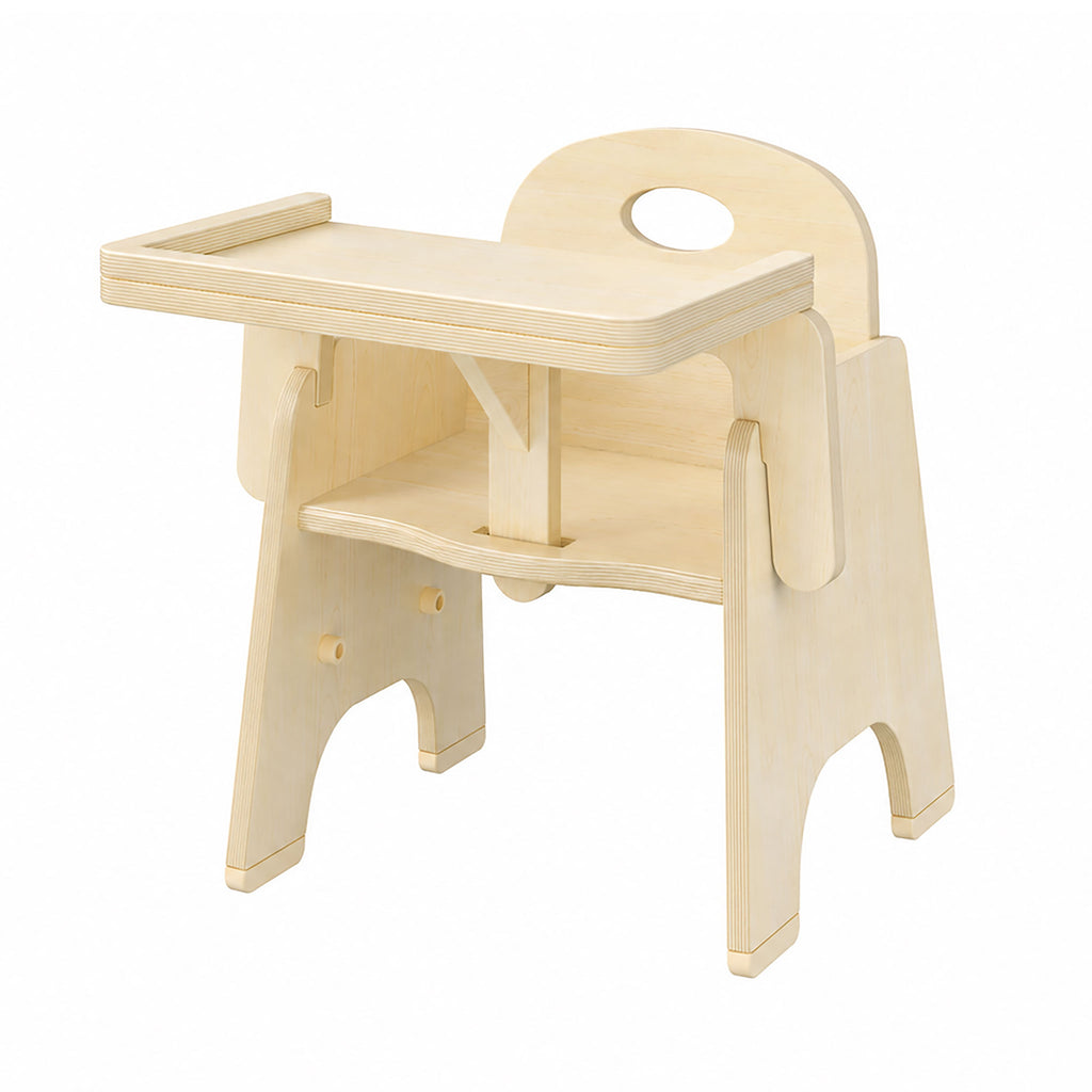 Wooden Baby Highchair with Tray