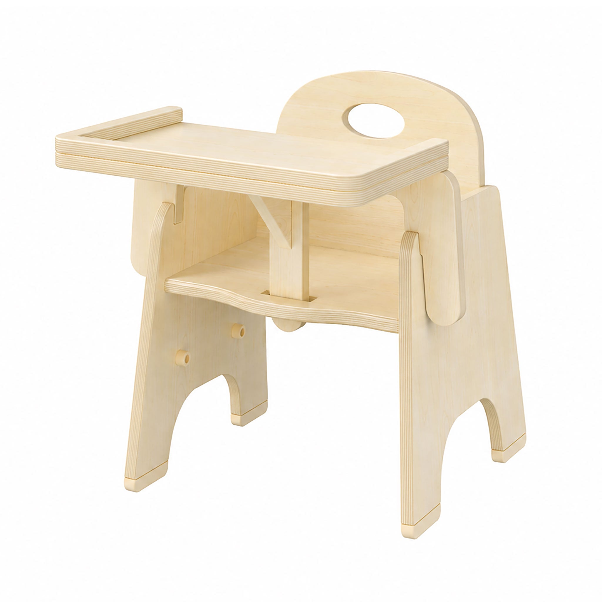 Wooden Baby Highchair with Tray