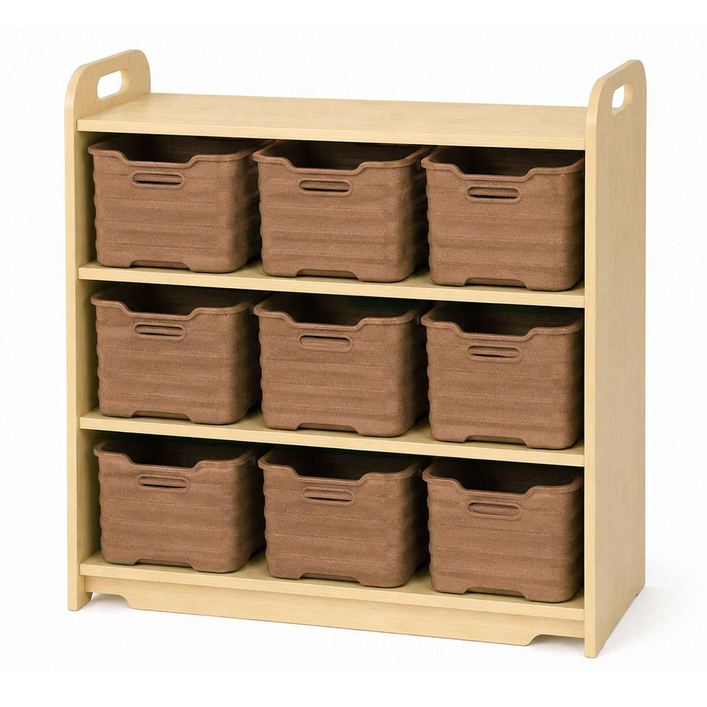 Mobile Three-Tier Storage Unit (with 9 CloudCubby™)