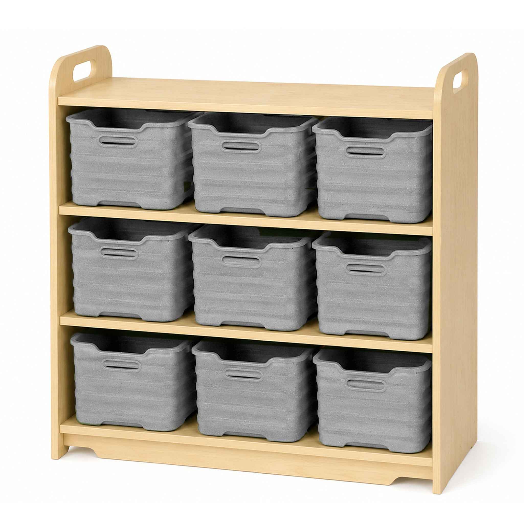 Mobile Three-Tier Storage Unit (with 9 CloudCubby™)