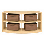 Curved Storage Unit (with CloudCubby™)