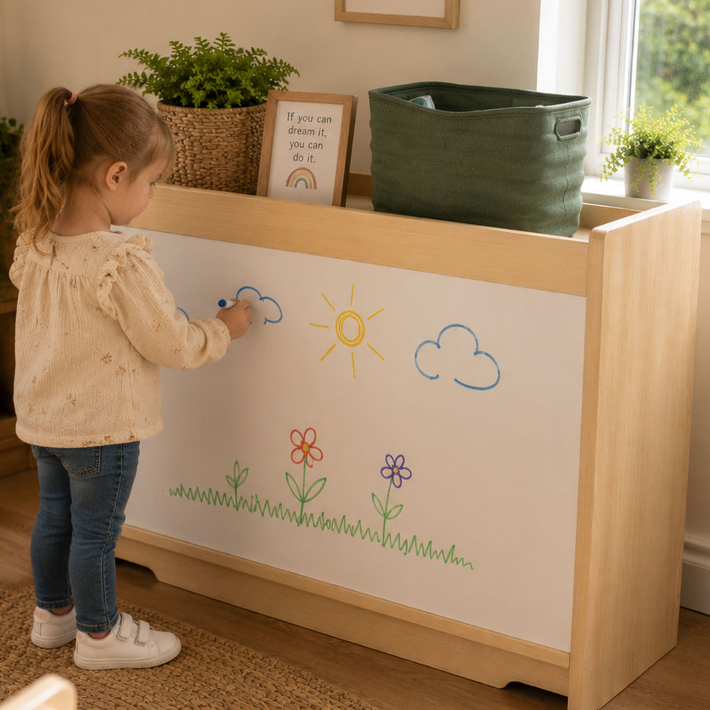 Mobile Whiteboard Cabinet (with CloudCubby™)