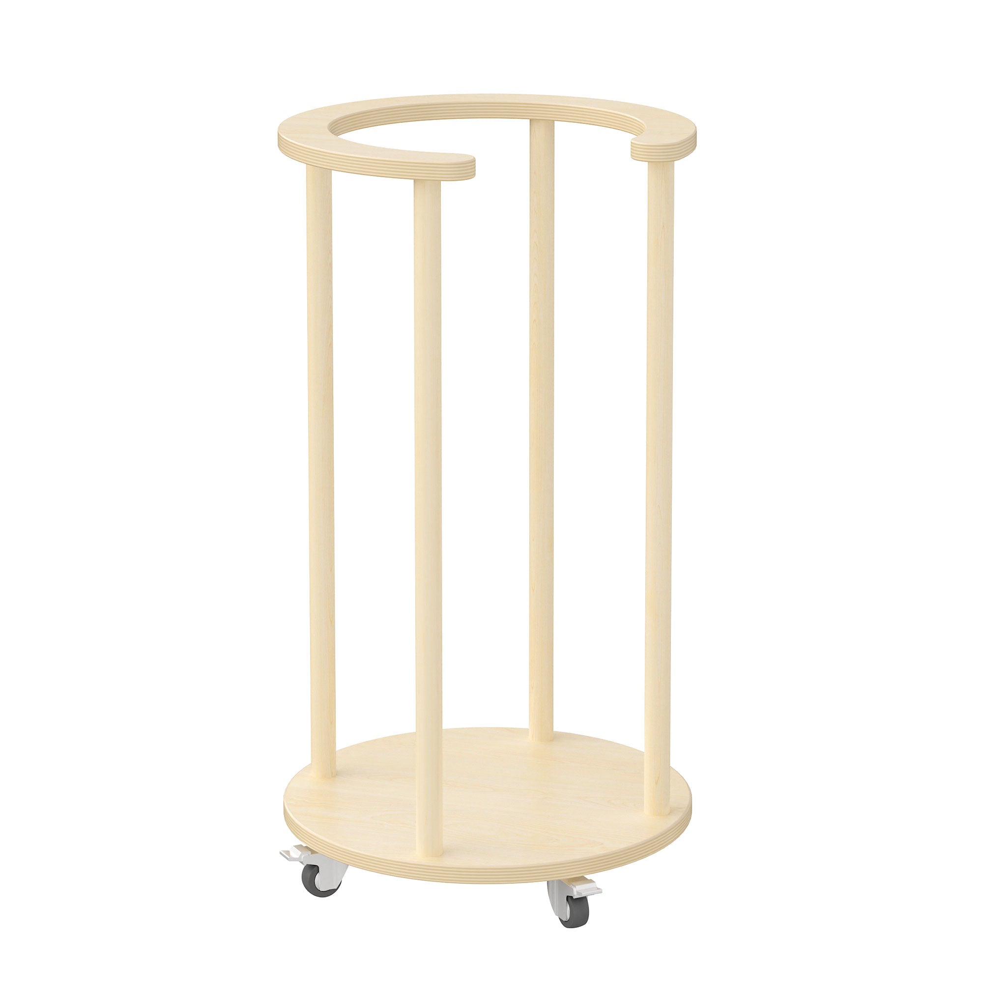 Rounded Padded Floor Cushions Storage Rack