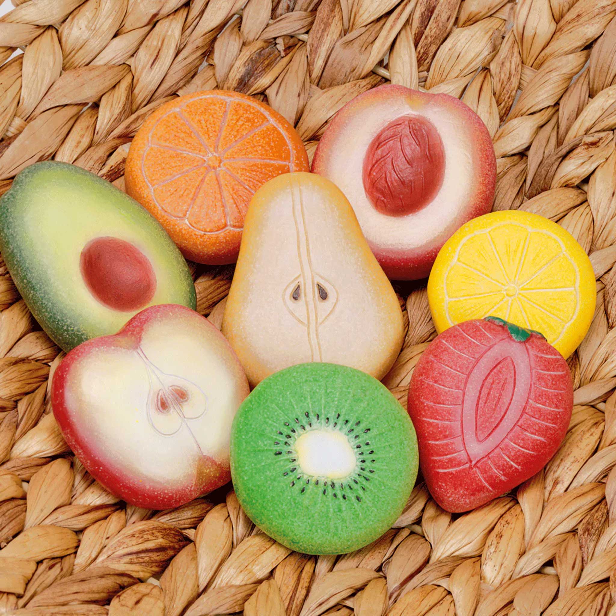 Mud Kitchen Food Stones Collection