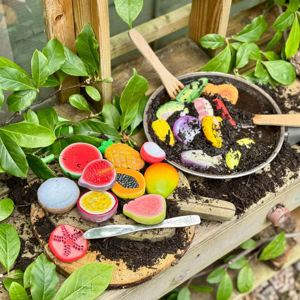 Mud Kitchen Food Stones Collection