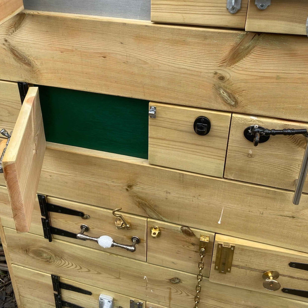 Lock Latch Activity Wall