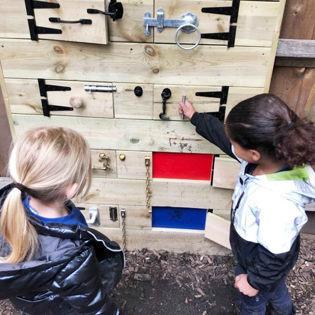 Lock Latch Activity Wall