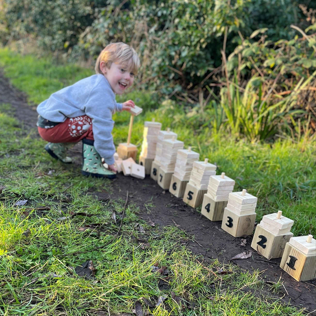 Natural Number Stacker (1--10)