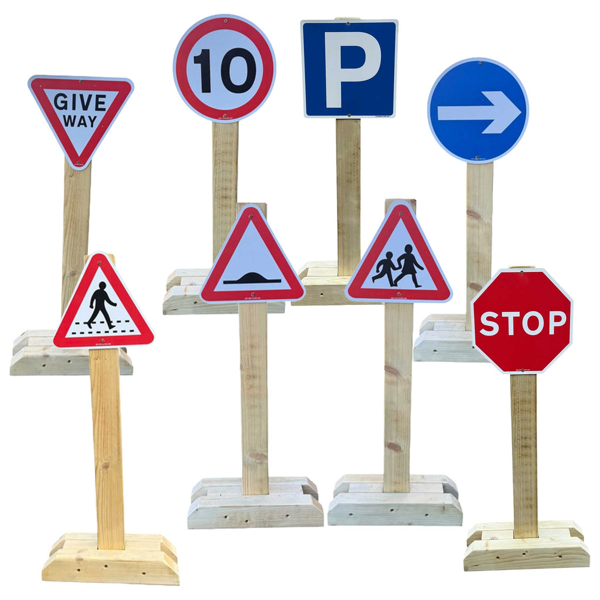 Road Signs - Set of 8 - Pack 1