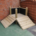 Toddler Up & Over Climbing Frame (3 sections, Corner Unit) - The Ministry of Outdoor Education