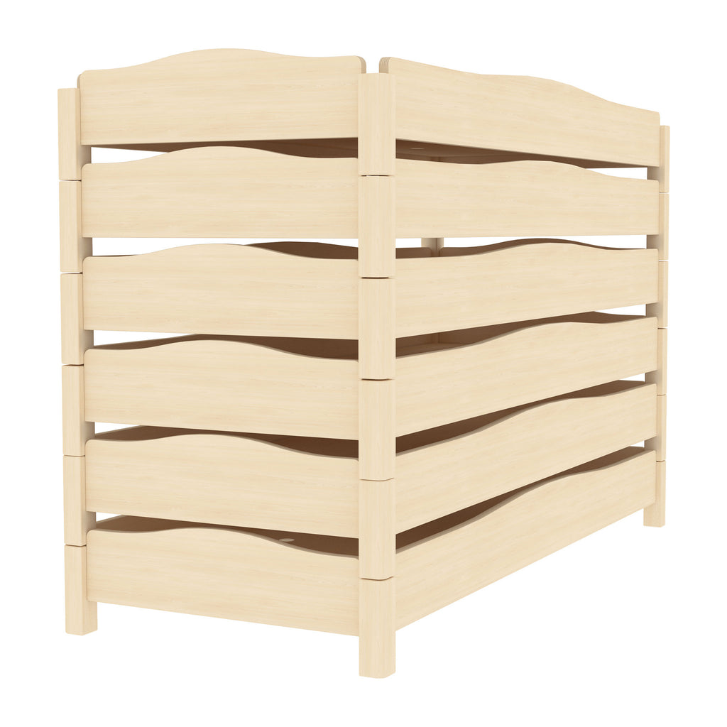 Stackable Wooden Bed (141 cm)