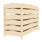 Stackable Wooden Bed (141 cm)