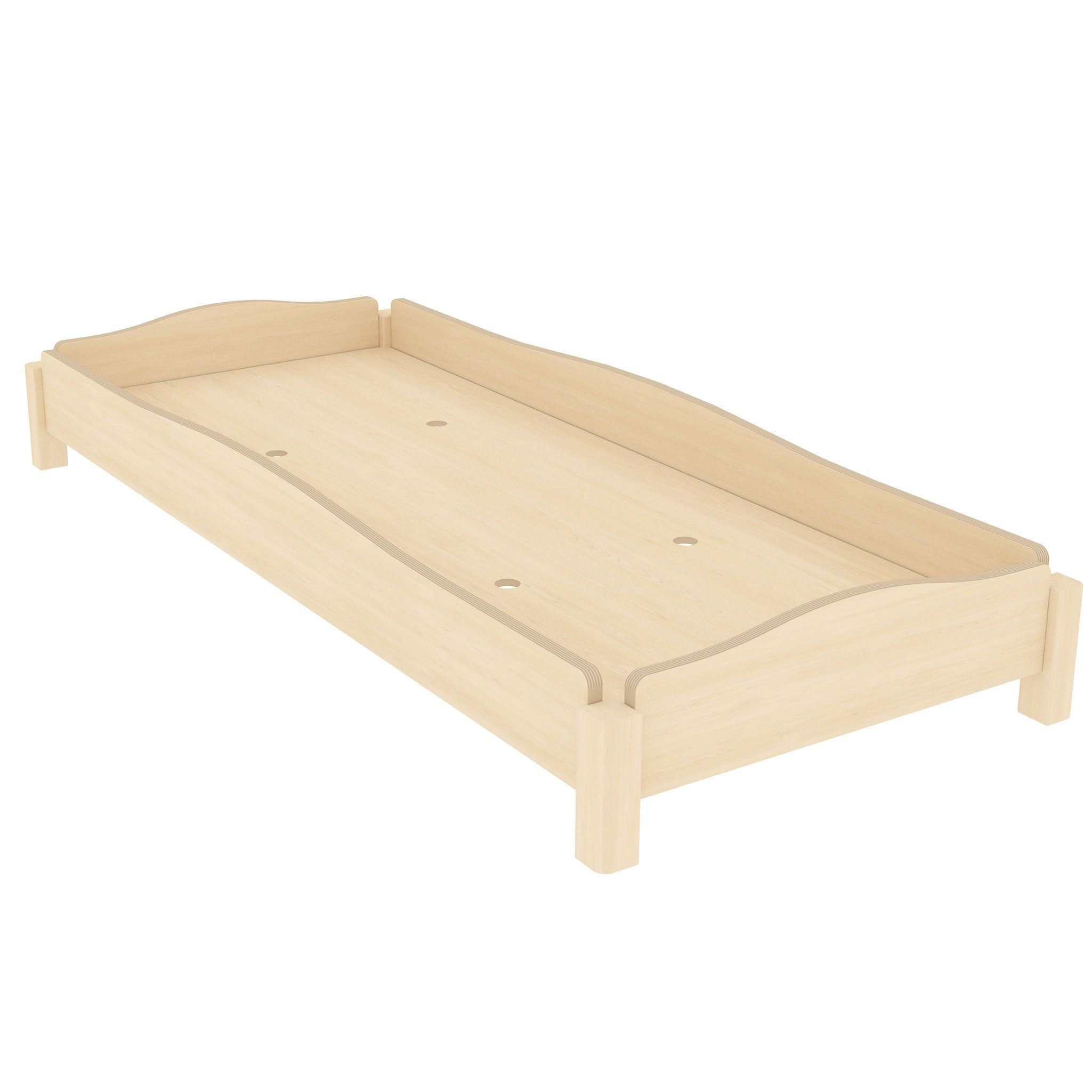 Stackable Wooden Bed (141 cm)