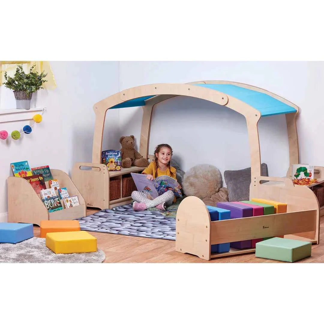Mini Rainbow Reading Zone with Clear Tubs