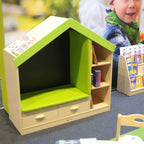 Reading House With Storage Open Roof