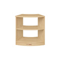 1/8Th Circle Storage Cabinet With 2 Shelves