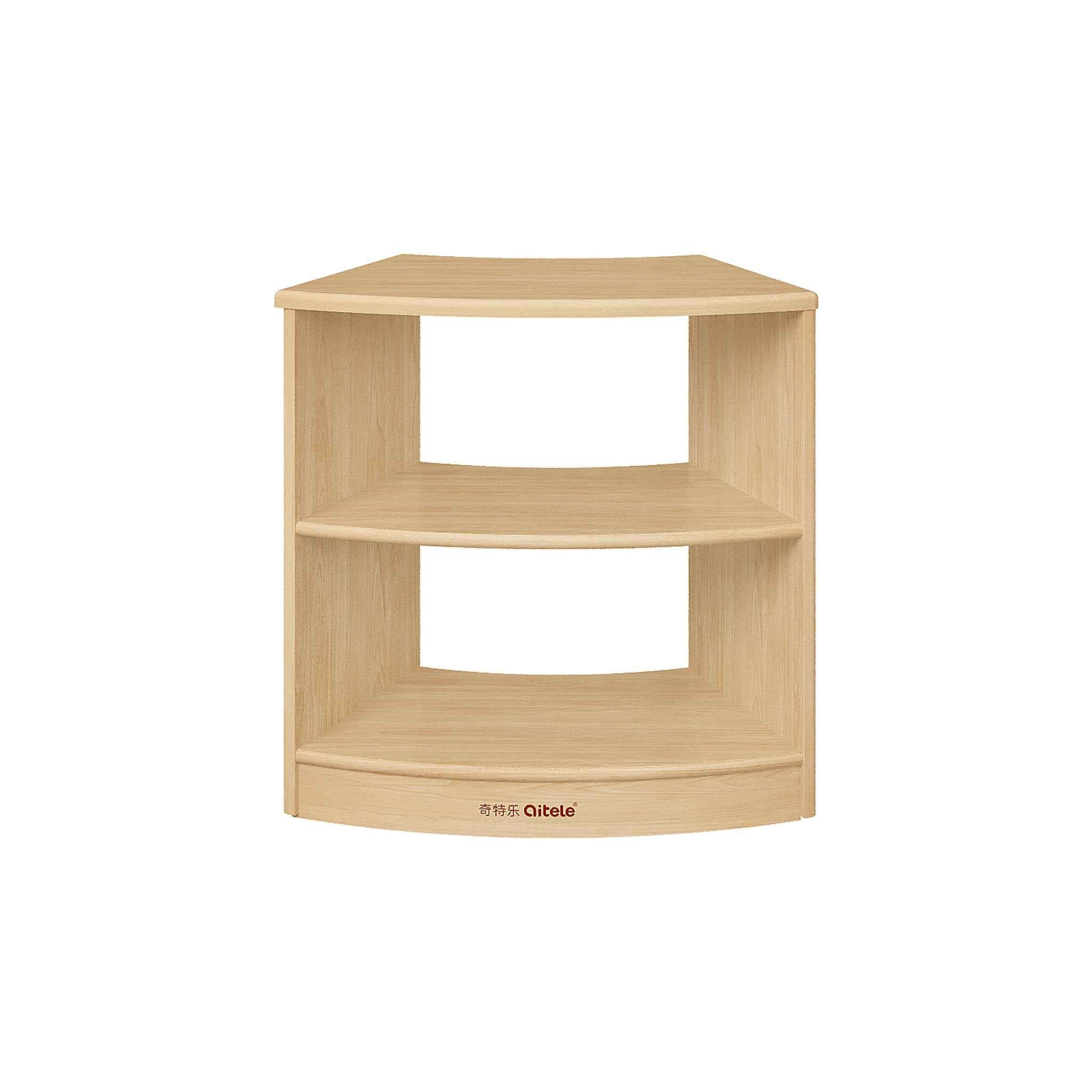 1/8Th Circle Storage Cabinet With 2 Shelves