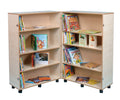 4 Shelf Bookcase Hinged (Maple) - The Ministry of Outdoor Education