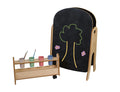 Tall Easel With Storage Trolley (Maple) - The Ministry of Outdoor Education