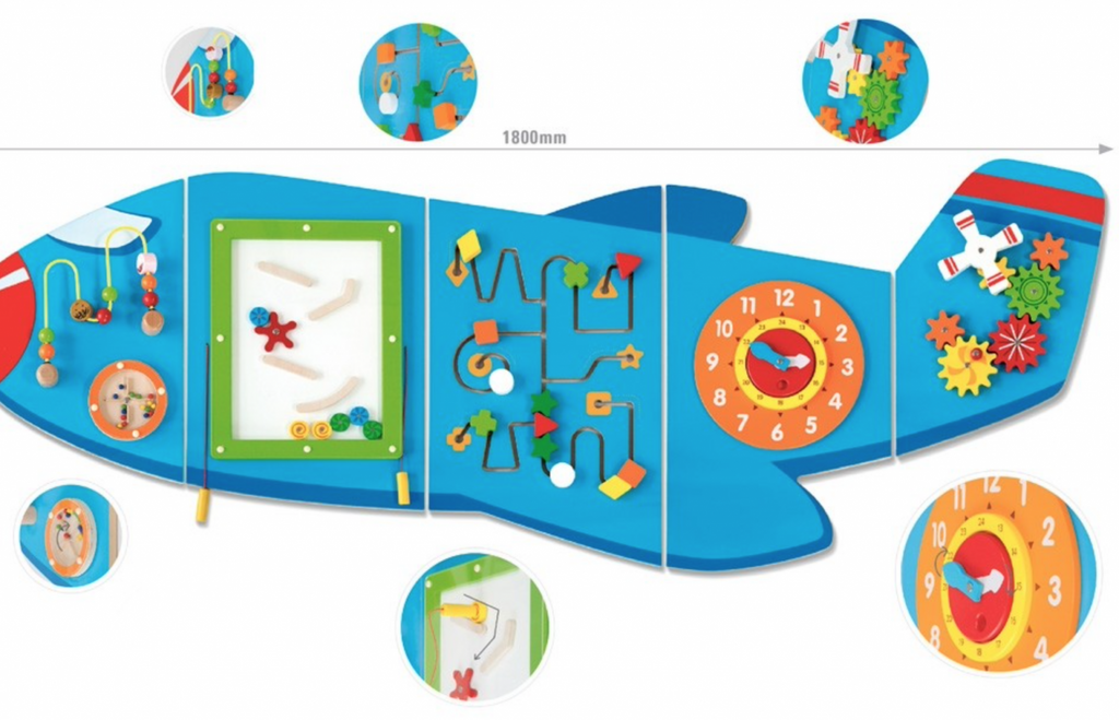 Aeroplane Activity Wall Play Panel