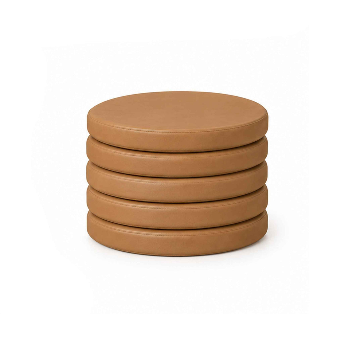 Round Floor Cushions- Brown
