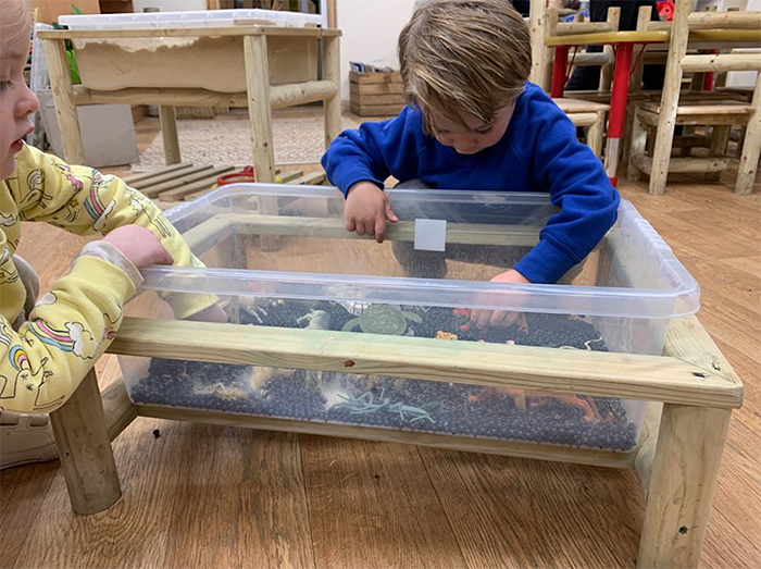 Sand and Water Tray (Low Height, Set of 2)  - The Ministry of Outdoor Education