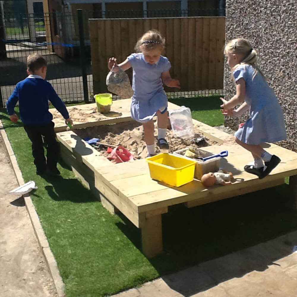 Sliding Lid Sandpit